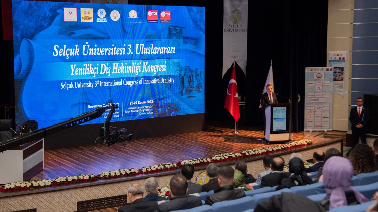 Selçuk Üniversitesinde 3. Uluslararası Yenilikçi Diş Hekimliği Kongresi düzenlendi